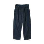 Sunday Ceremony Brushed Japanese Tapered Denim Jeans - Indigo