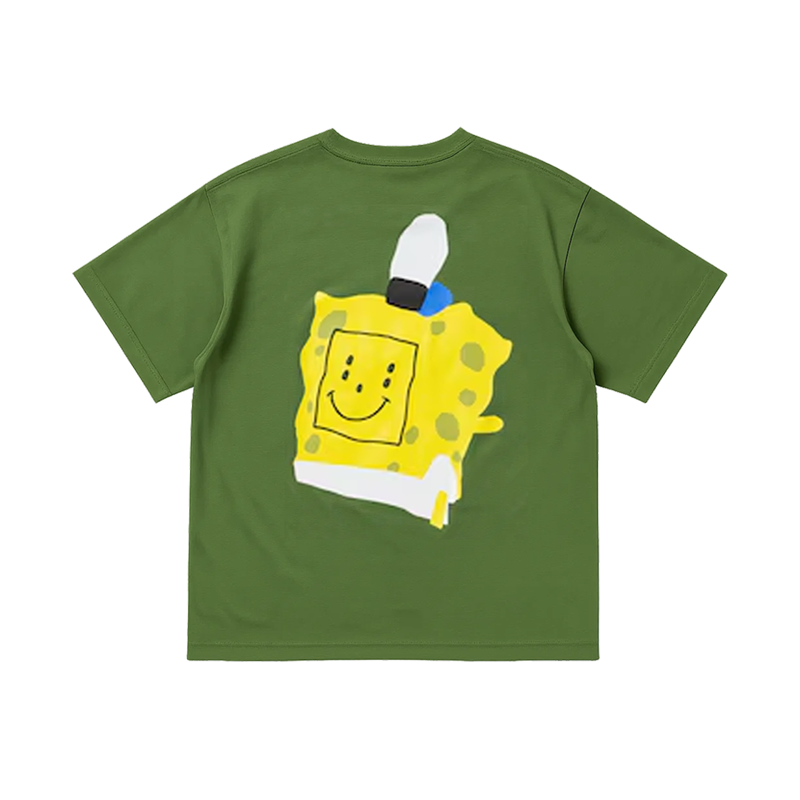 (키즈) 유니클로 UT x CPFM x 스폰지밥 그래픽 티셔츠 B 올리브 - US((Kids) Uniqlo UT x CPFM x SpongeBob Graphic T-Shirt B Olive - US) - 2