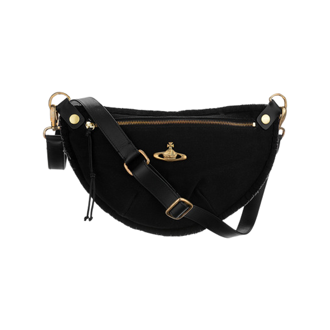 비비안 웨스트우드 시티 캔버스 슬링백 블랙(Vivienne Westwood City Canvas Sling Bag Black) - 1