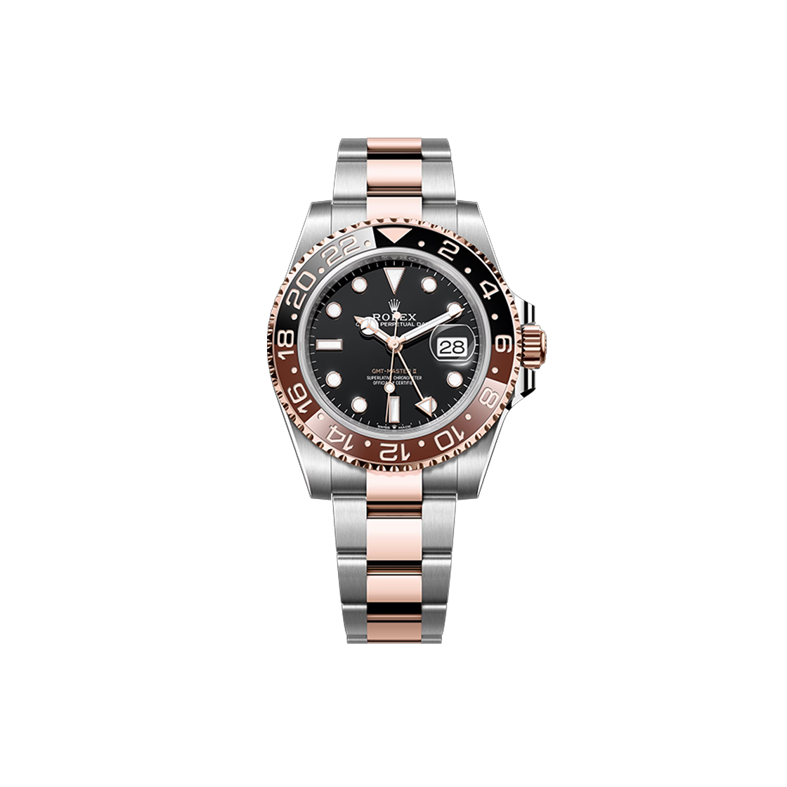 롤렉스 GMT-마스터Ⅱ 40-126711CHNR 블랙 바+도트 오이스터 NO.6983(Rolex GMT-Master II 40mm Black Dial with Dot Oyster No. 6983)