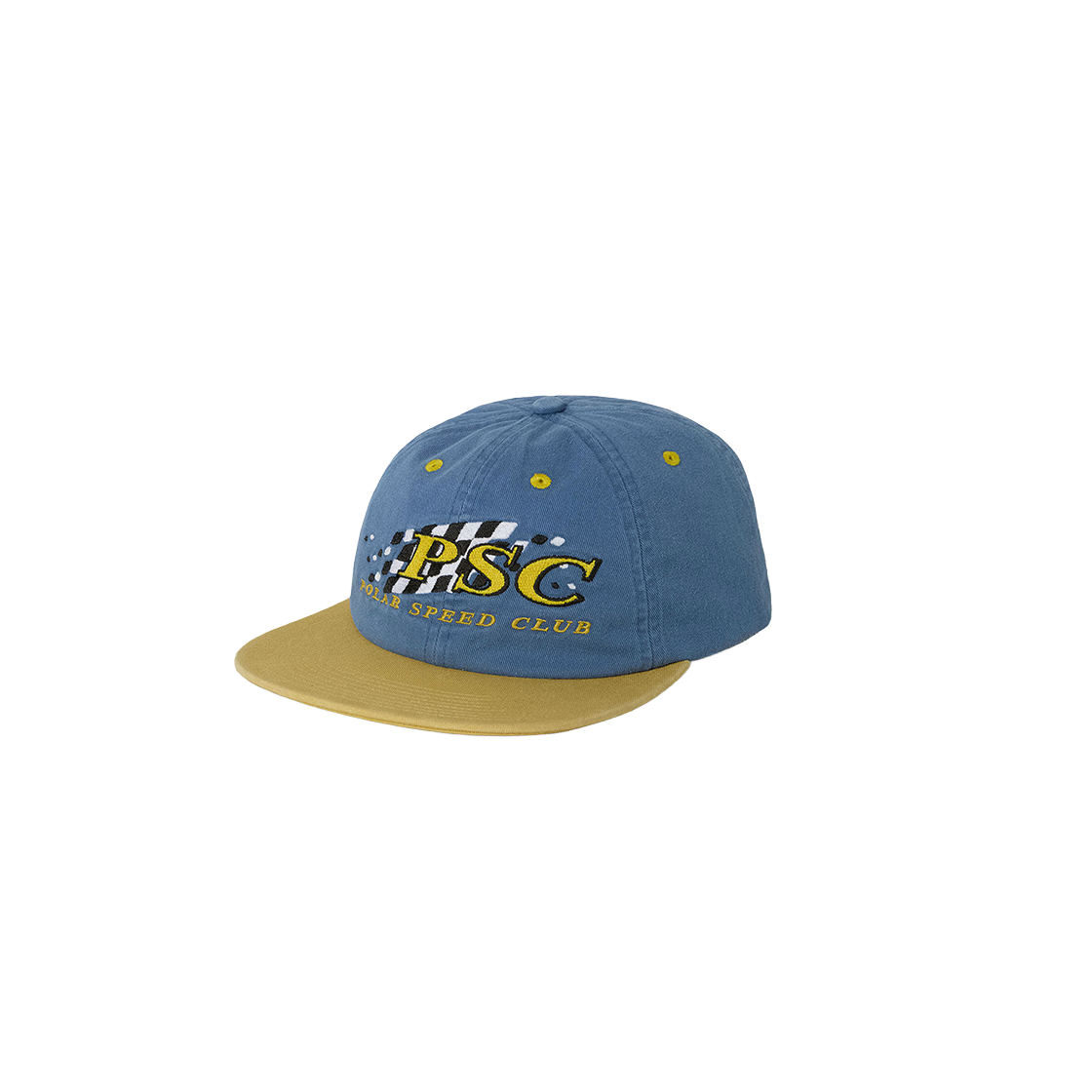 P000BKOT Polar Skate Co. Polar Speed Club Michael Cap Blue Yellow