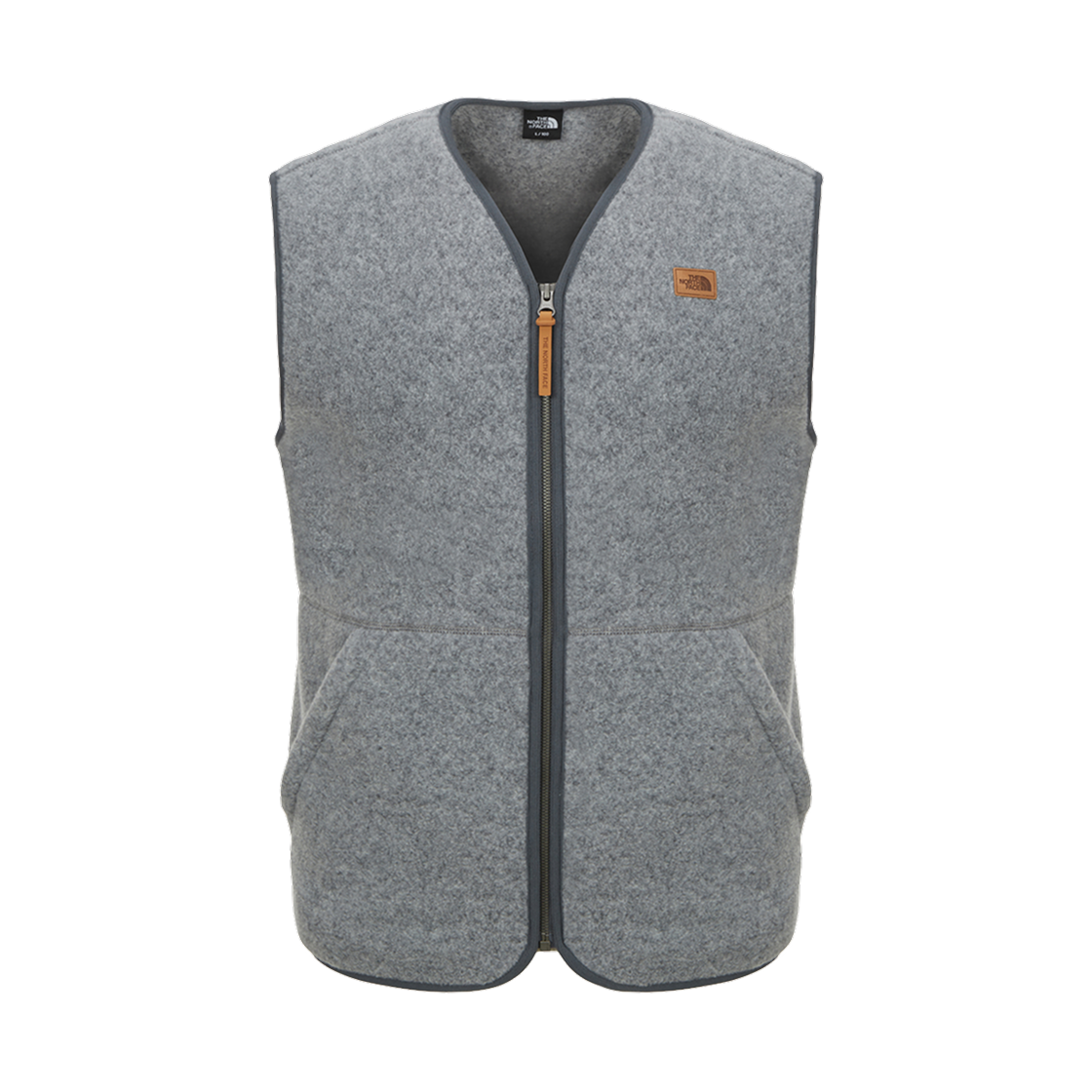 NV4FR59B (W) The North Face Vermo Wool Fleece Vest Light Gray - 25FW