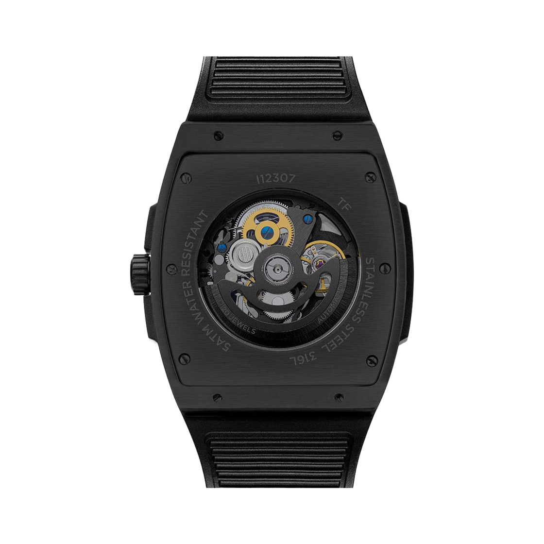 잉거솔 챌린저 44.6mm I12307 오토매틱 스테인리스 스틸 IP 건 IP 블랙 블랙 다이얼(Ingersoll Challenger 44.6mm I12307 Automatic Stainless Steel IP Gun IP Black Black Dial) - 2