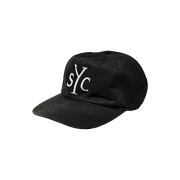 Sunday Ceremony Syc Logo 5 Panel Cotton Cap - Black