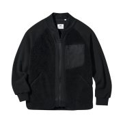 Uniqlo x White Mountaineering WPJ Fleece OverSized Long Sleeve Jacket Black - KR