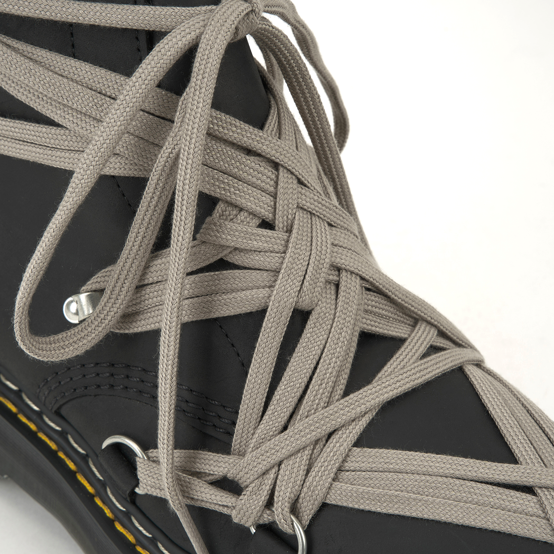 닥터마틴 x 릭 오웬스 1460 쿼드 솔 메가 레이스 부츠 블랙(Dr. Martens x Rick Owens 1460 Quad Sole Mega Lace Boots Black) - 7