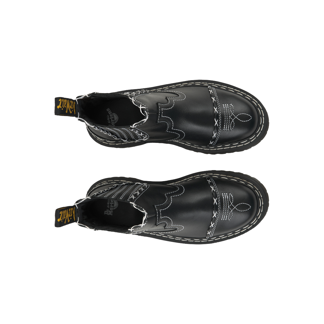 닥터마틴 2976 고딕 아메리카나 레더 플랫폼 첼시 부츠 블랙(Dr. Martens 2976 Gothic Americana Leather Platform Chelsea Boots Black) - 5