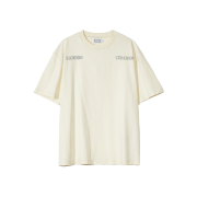 Sunday Ceremony Printed Damage Tee - Light Beige