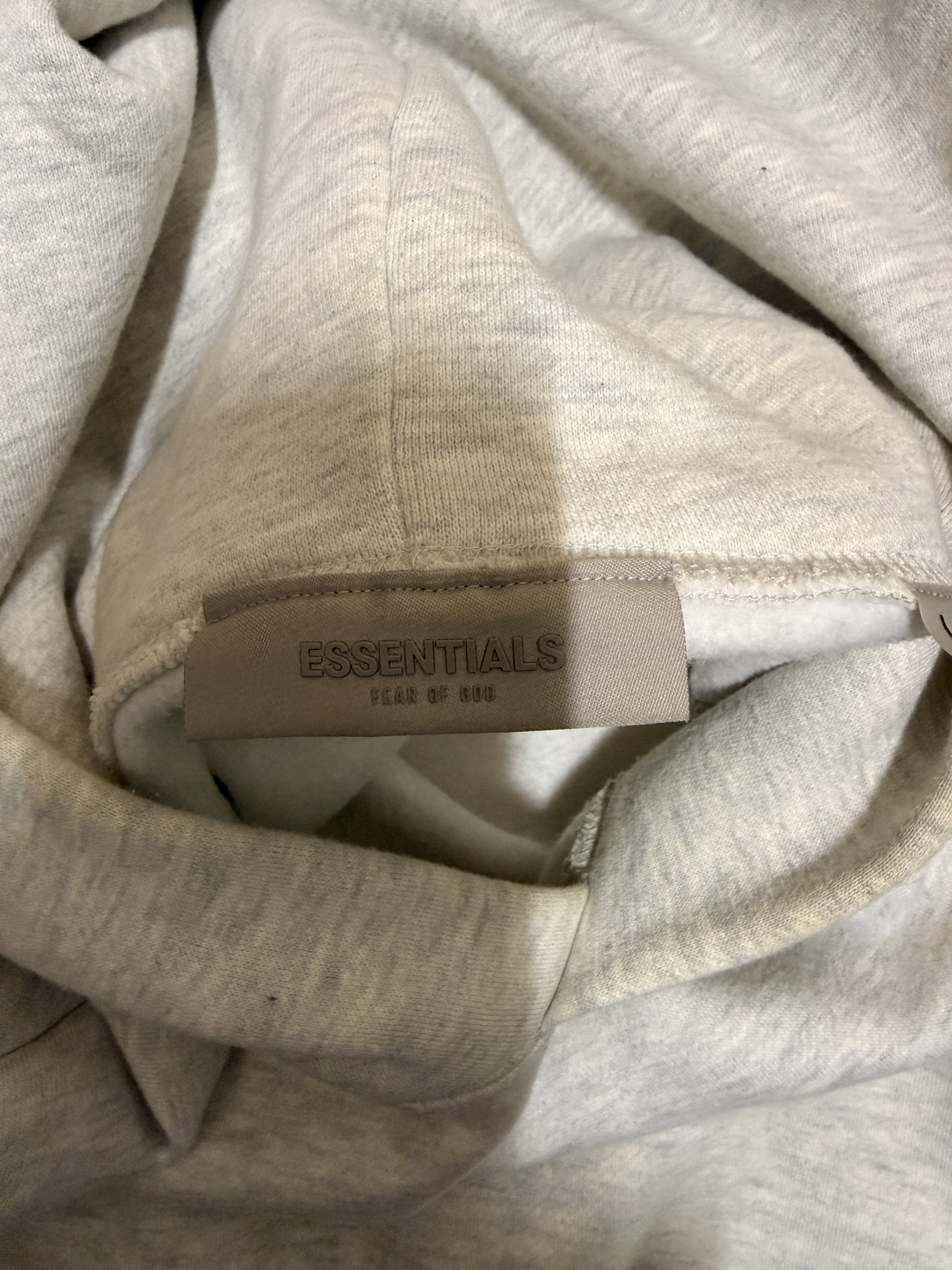 Essentials The Core Collection Hoodie Light Oatmeal 착용 스타일 - 3