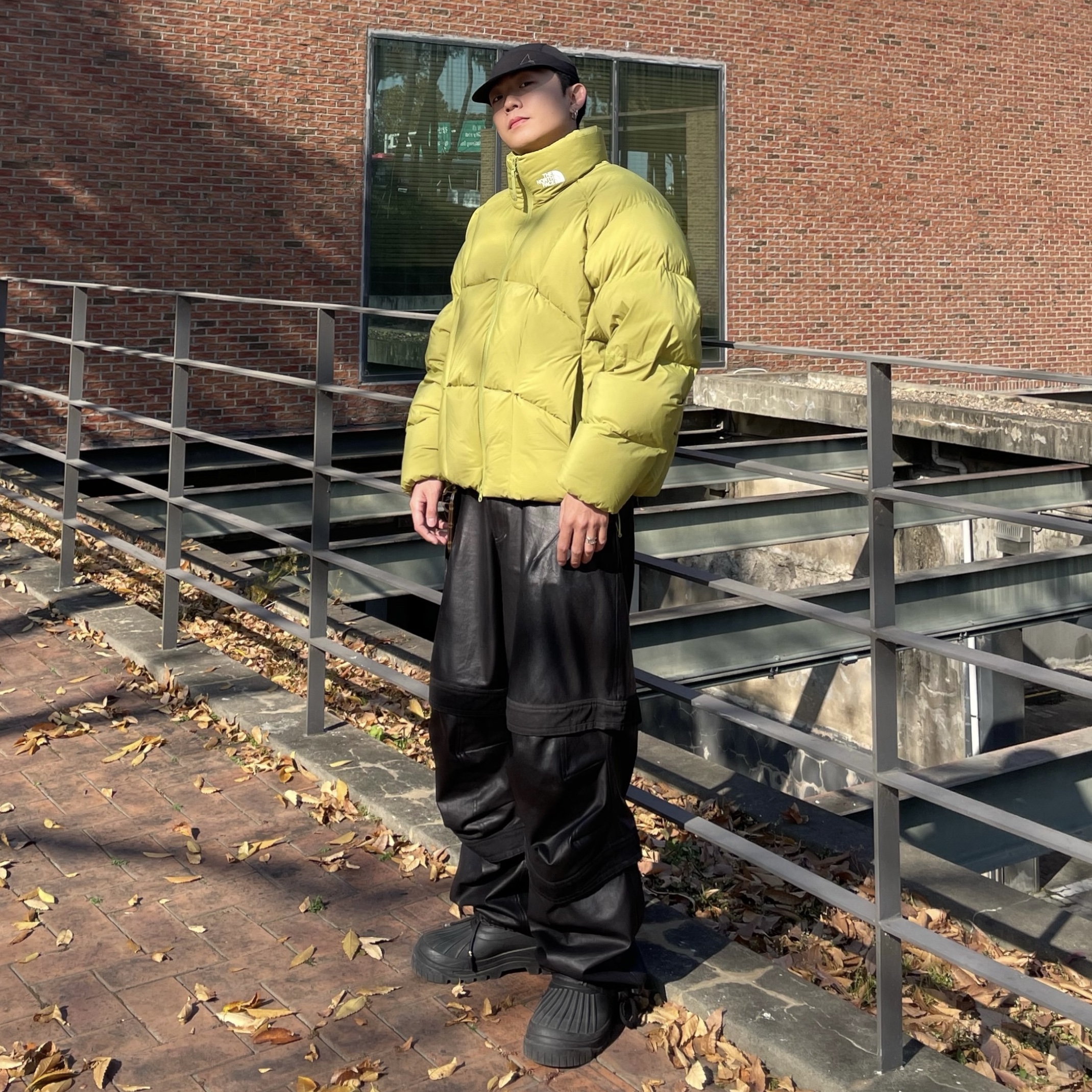 The North Face Olan Down Jacket RDS Kiwi - 25FW 착용 스타일 - 1