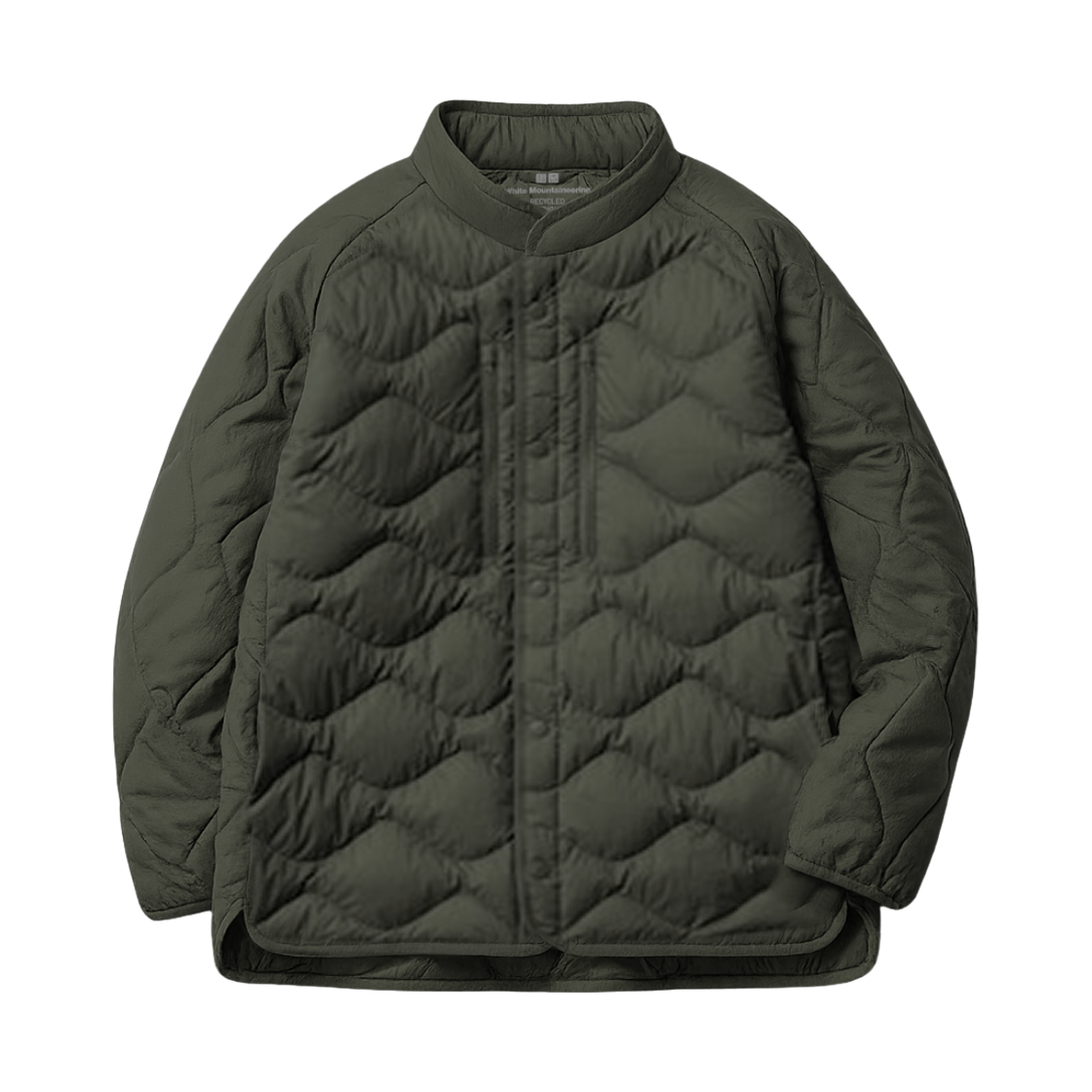 유니클로 x 화이트 마운티니어링 리사이클 하이브리드 다운 자켓 올리브(Uniqlo x White Mountaineering Recycled Hybrid Down Jacket Olive)