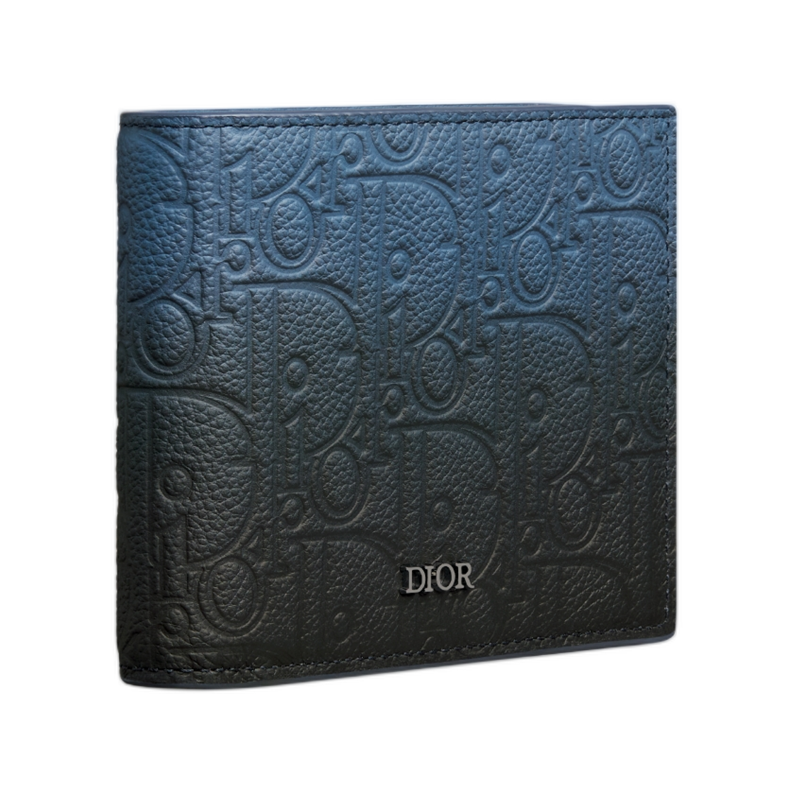 디올 바이 폴드 월렛 그라디언트 디올 그래비티 레더 블루 블랙(Dior Bi Fold Wallet Gradient Dior Gravity Leather Blue Black) - 2