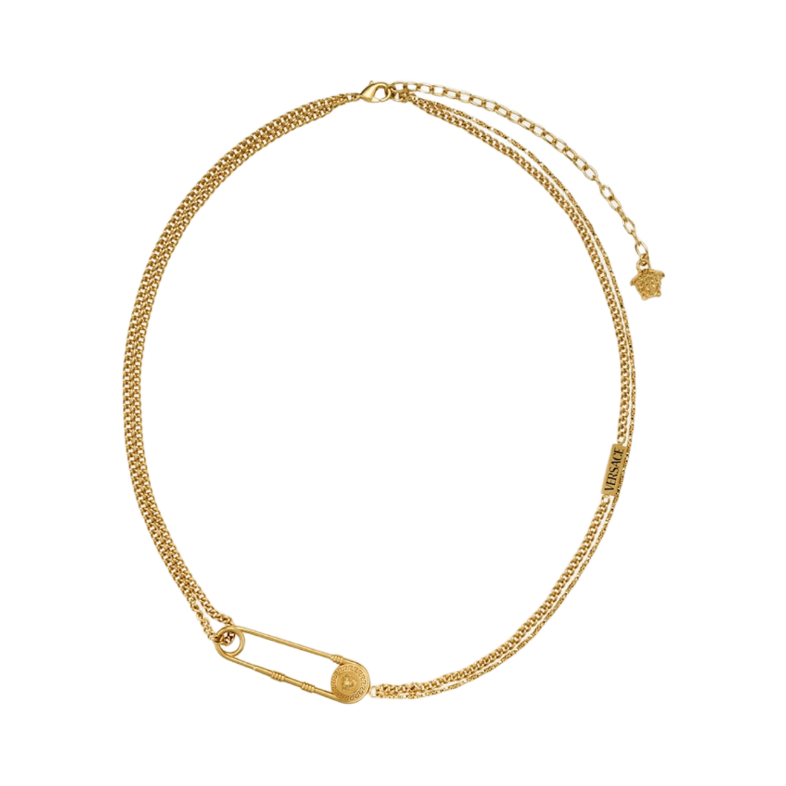 베르사체 세이프티 핀 네클리스 라이트 골드(Versace Safety Pin Necklace Light Gold) - 1