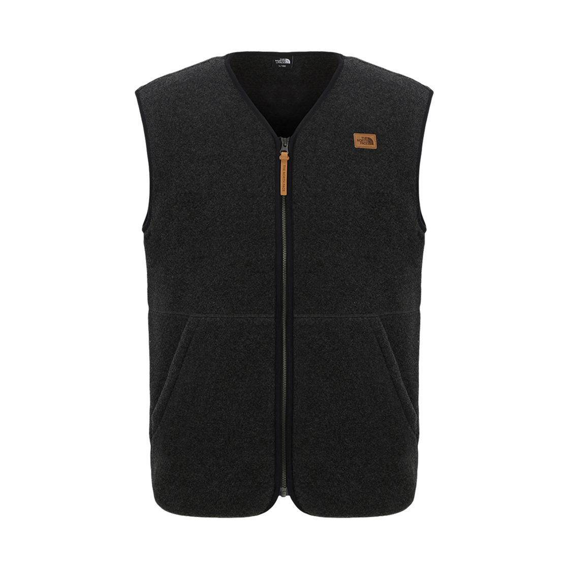NV4FR59A (W) The North Face Vermo Wool Fleece Vest Charcoal - 25FW