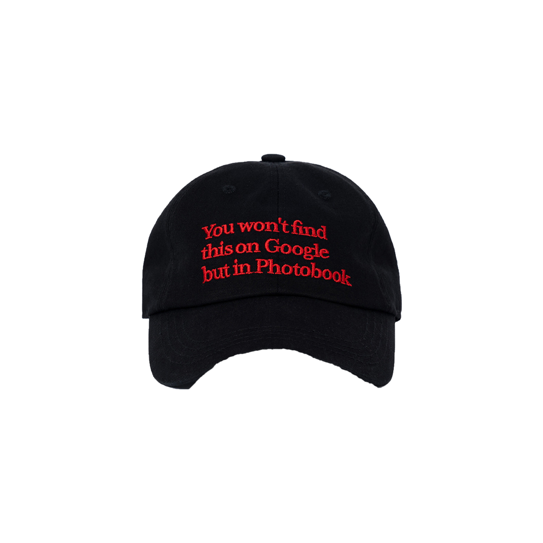 ODE-HO-106-BG Berlin Photobook Distribution Slogan Cap Black