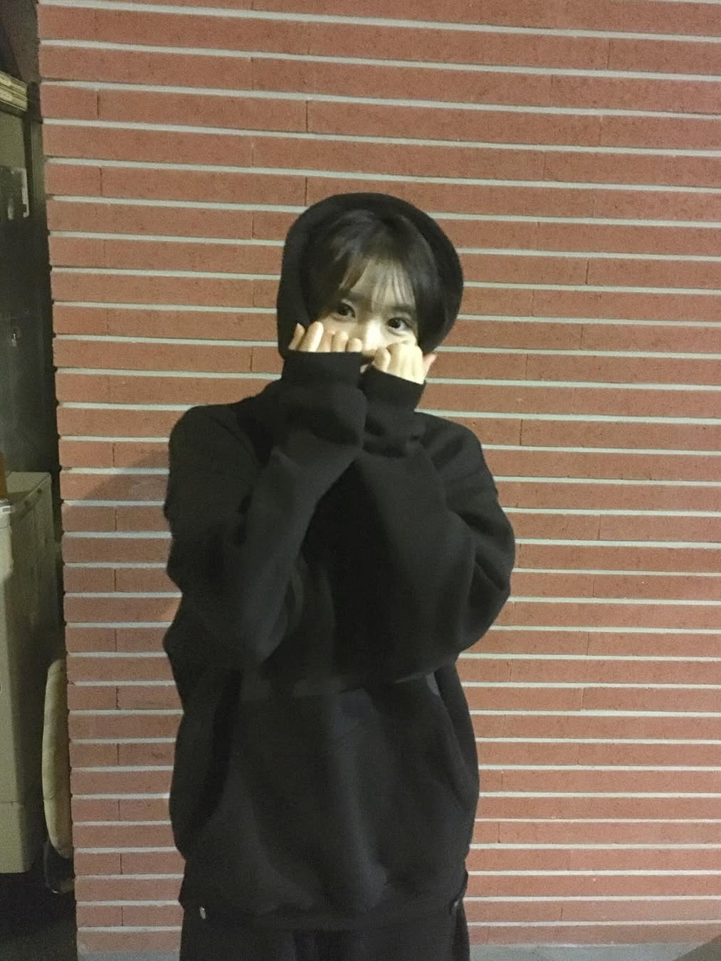 Permanent Archive Comfortable Per Hoodie Black 착용 스타일 - 2