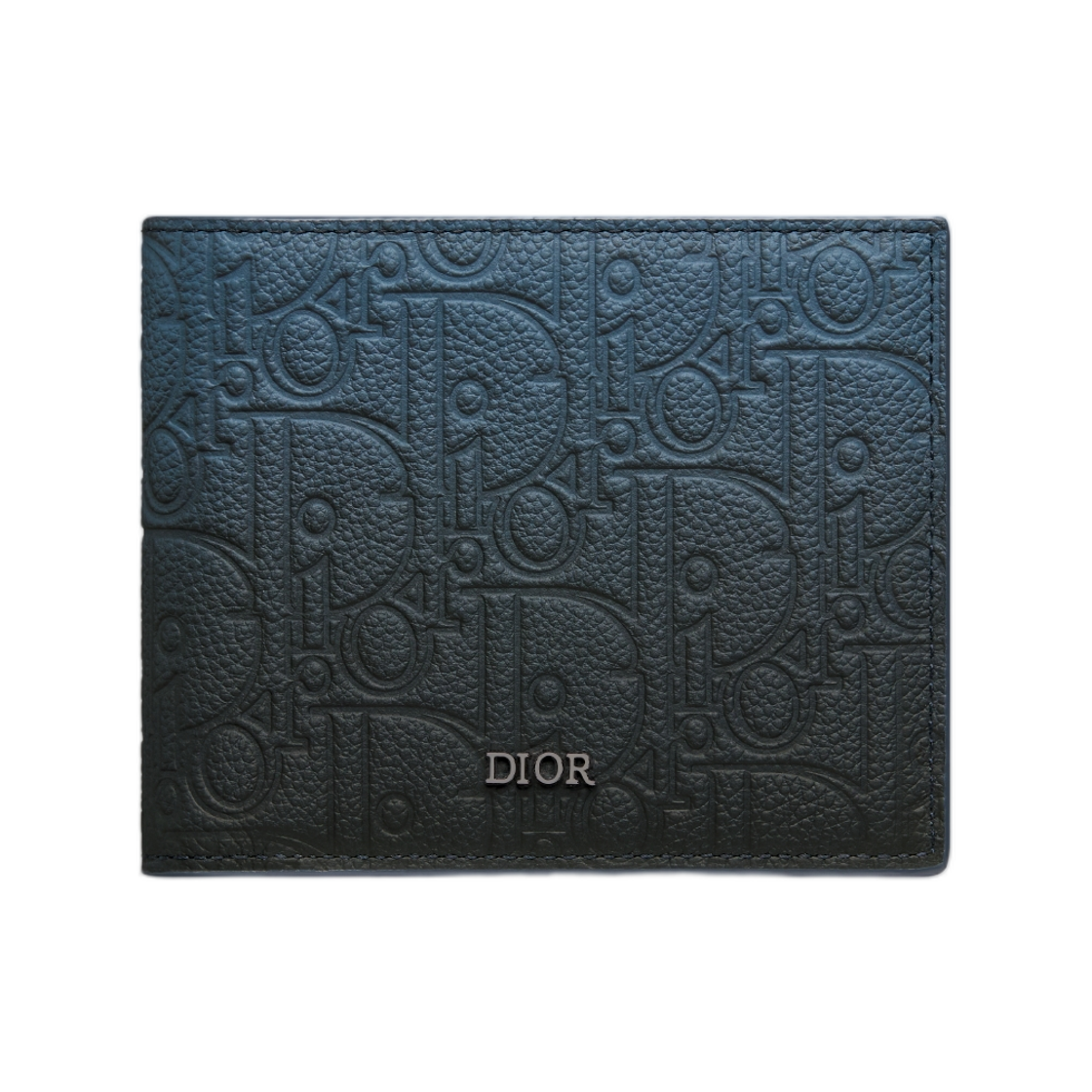 2ESBC027DLF-H537 Dior Bi Fold Wallet Gradient Dior Gravity Leather Blue Black