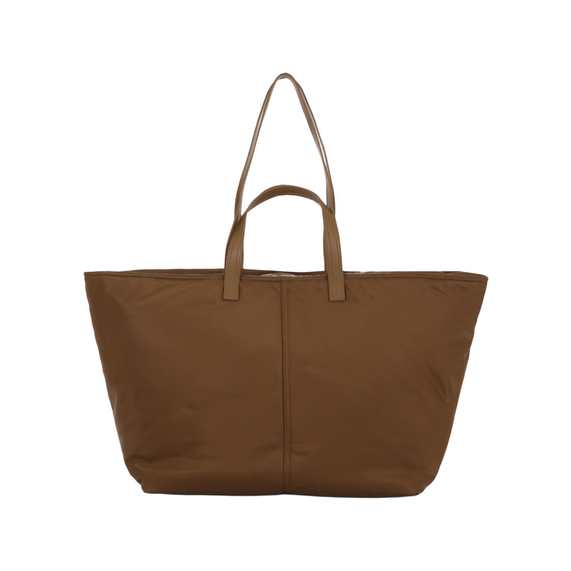 아미 톤온톤 하트 로고 나일론 캔버스 마르셀 쇼핑백 헤이즐넛(AMI de Coeur Nylon Canvas Marcel Shopping Bag Hazelnut) - 2