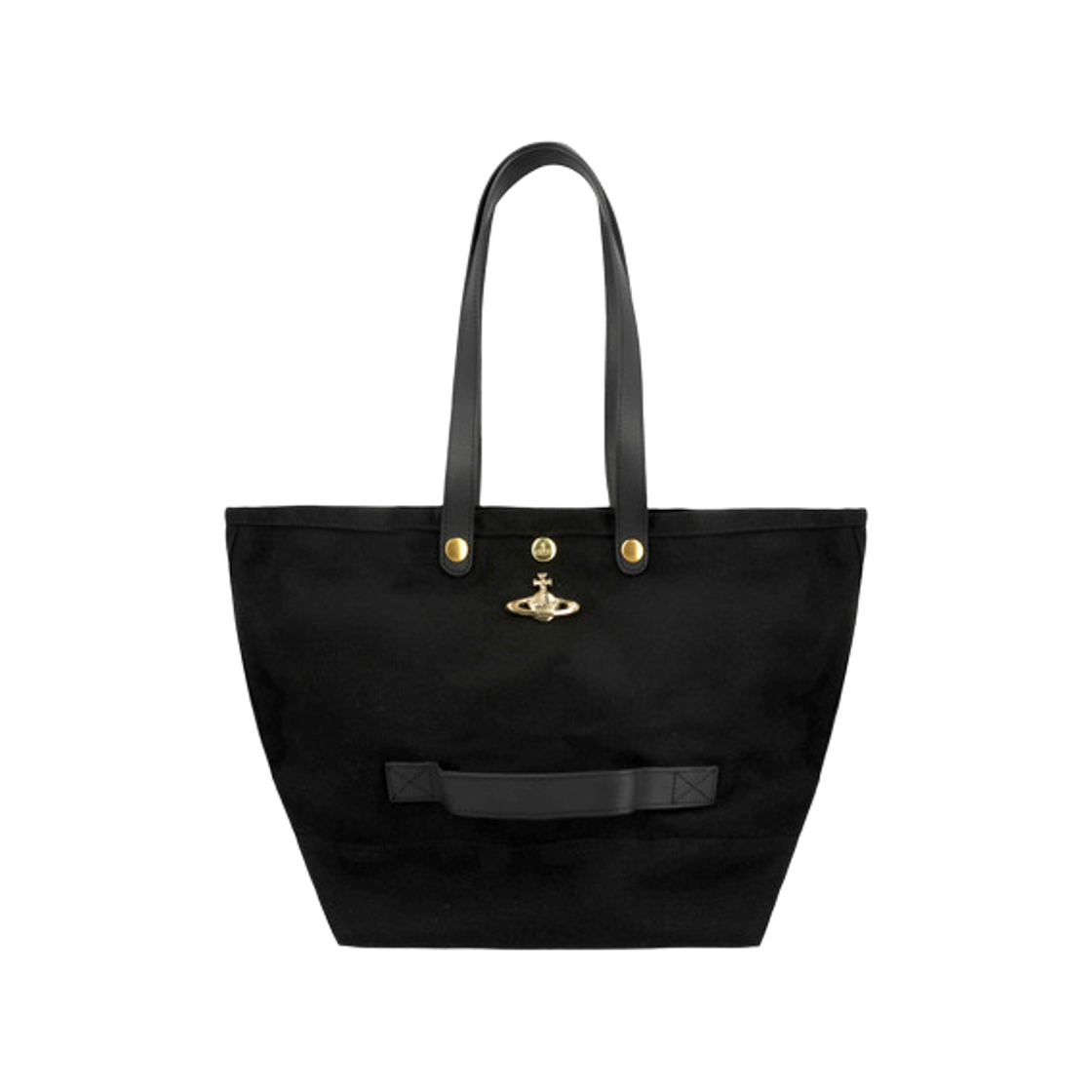 4205007NU-W00IW-N401 Vivienne Westwood Utility Small Tote Bag Black