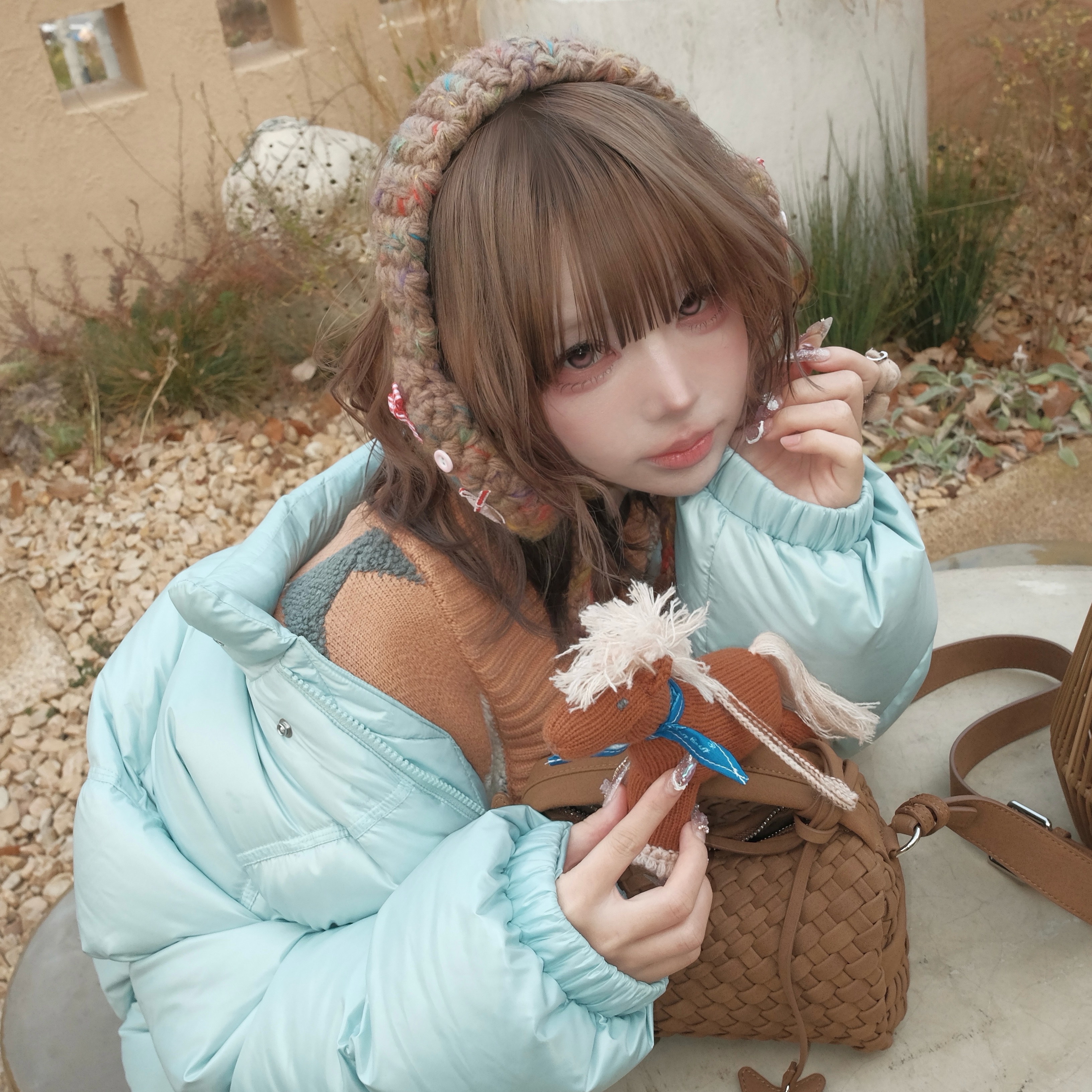 UGG Classic Mini Boots Chestnut 착용 스타일 - 4