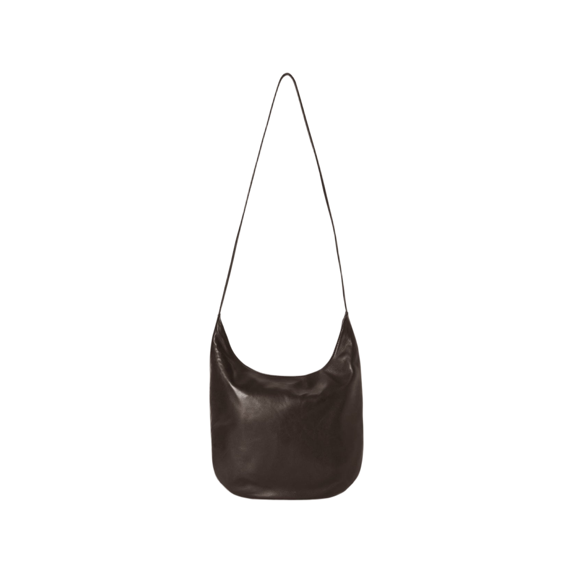 W1878L614DBAS The Row N/S Izzy Bag in Leather Dark Brown