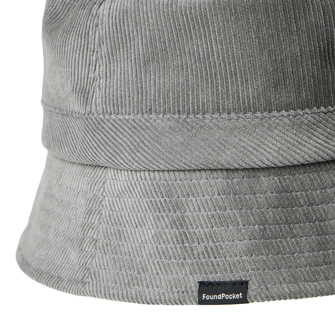 파운드포켓 릿지 코듀로이 버킷햇 라이트 그레이(Foundpocket Ridge Corduroy Bucket Hat Light Grey) - 4