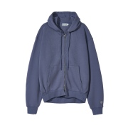 Sunday Ceremony Basic Hooded Zip-Up - Blue Grey