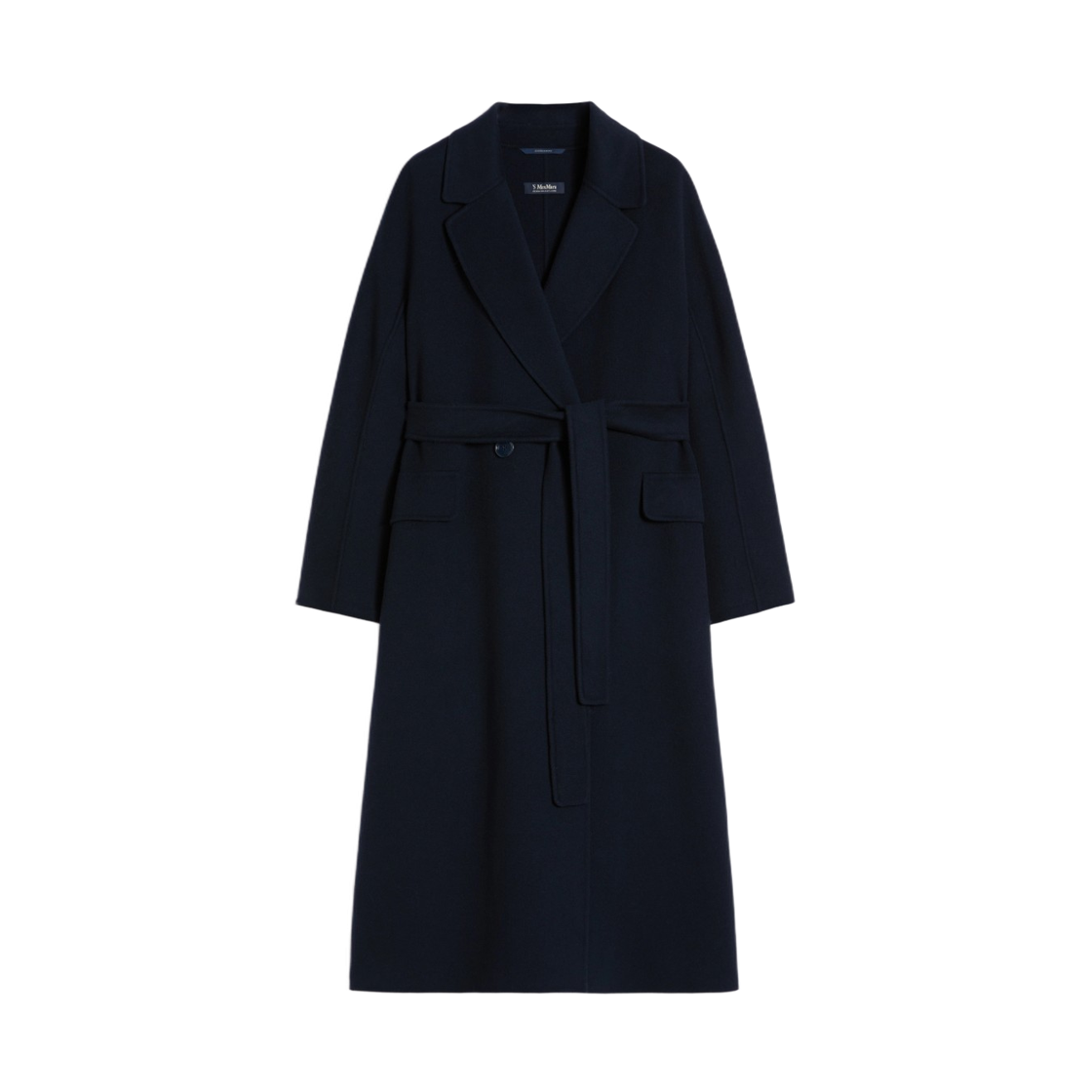 (W) S 막스마라 엔조 오버사이즈 울 코트 네이비((W) S Max Mara Enzo Oversized Wool Coat Navy) - 1