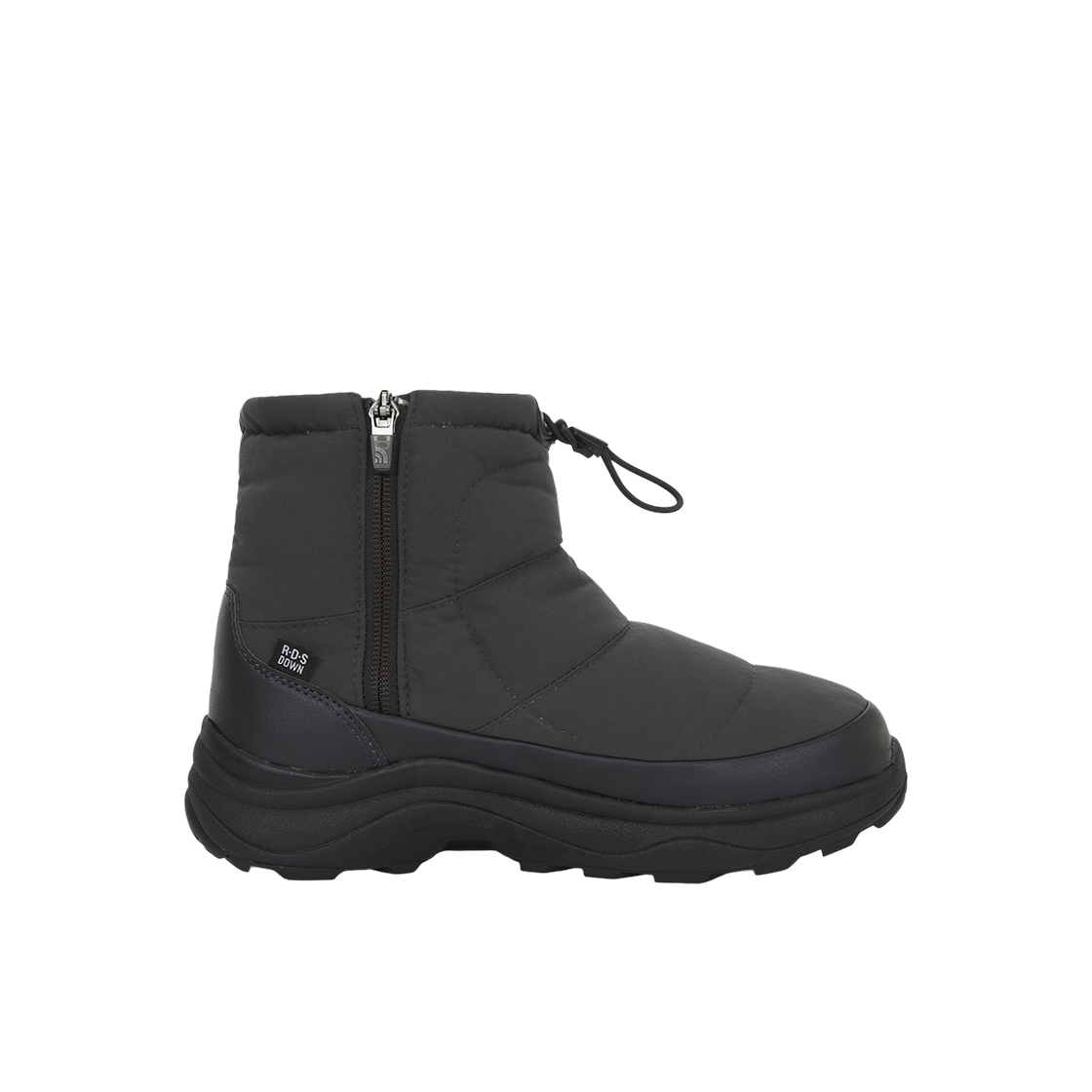 NS87R63B The North Face Nuptse Bootie Short Charcoal - 25FW