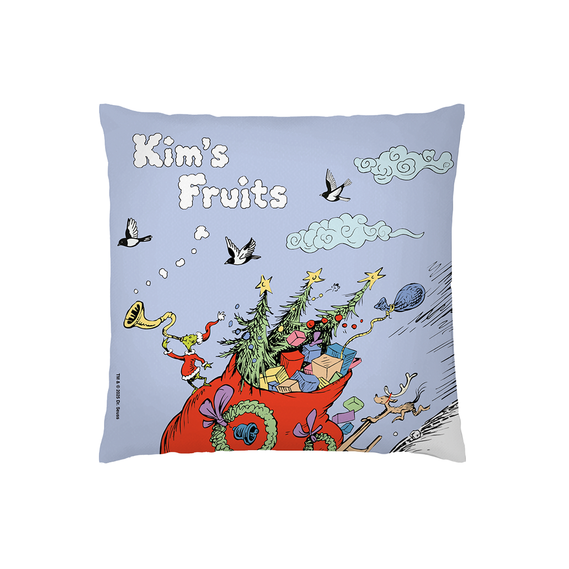 [KREAM 단독] 김씨네과일 X 그린치 쎄프트 시즌 쿠션([KREAM 단독] Kim's Fruits X Grinch Theft Season Cushion)