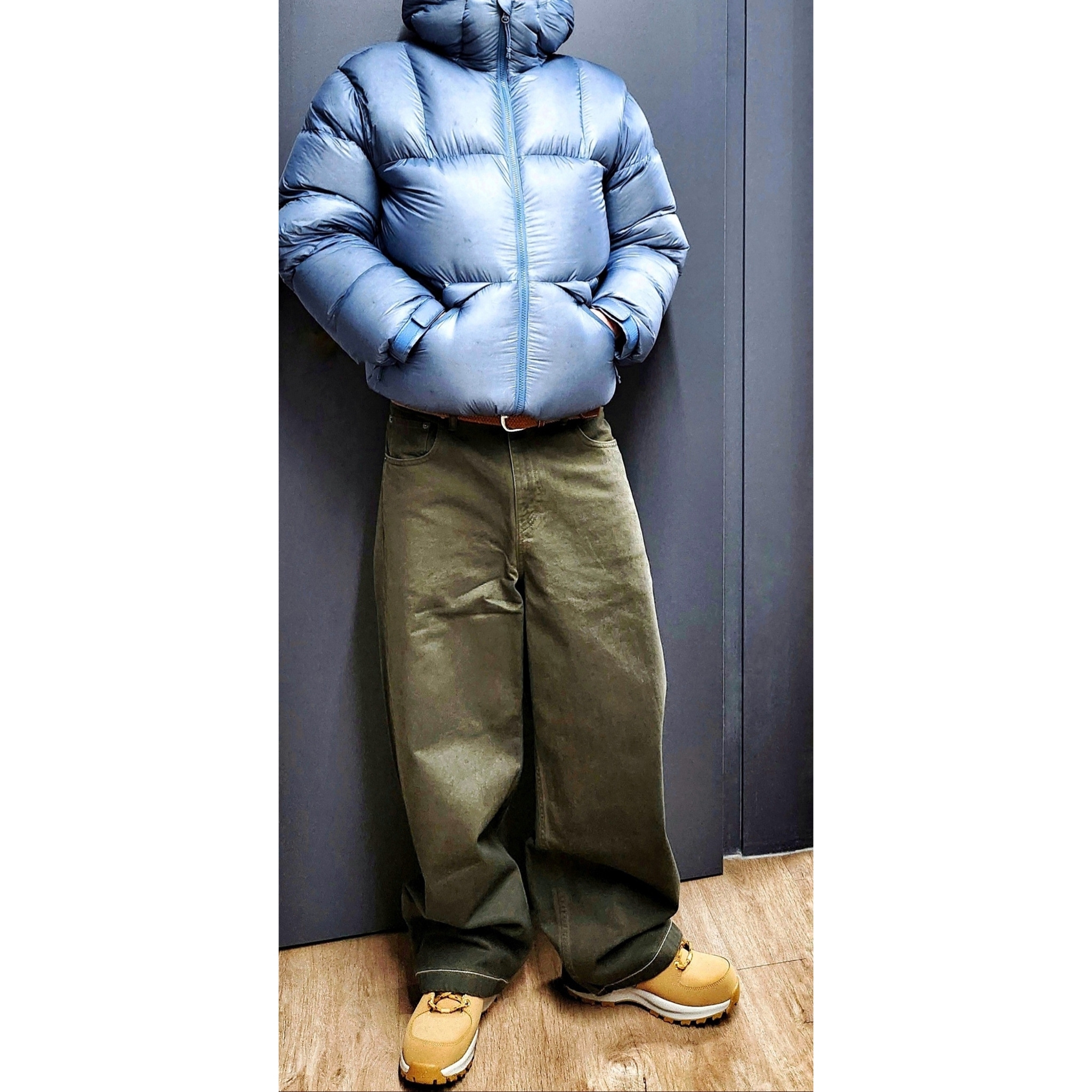Black Yak Climbing Stone Master Down Jacket Urban Blue, Nike Manoa Leather Haystack 착용 스타일 - 5
