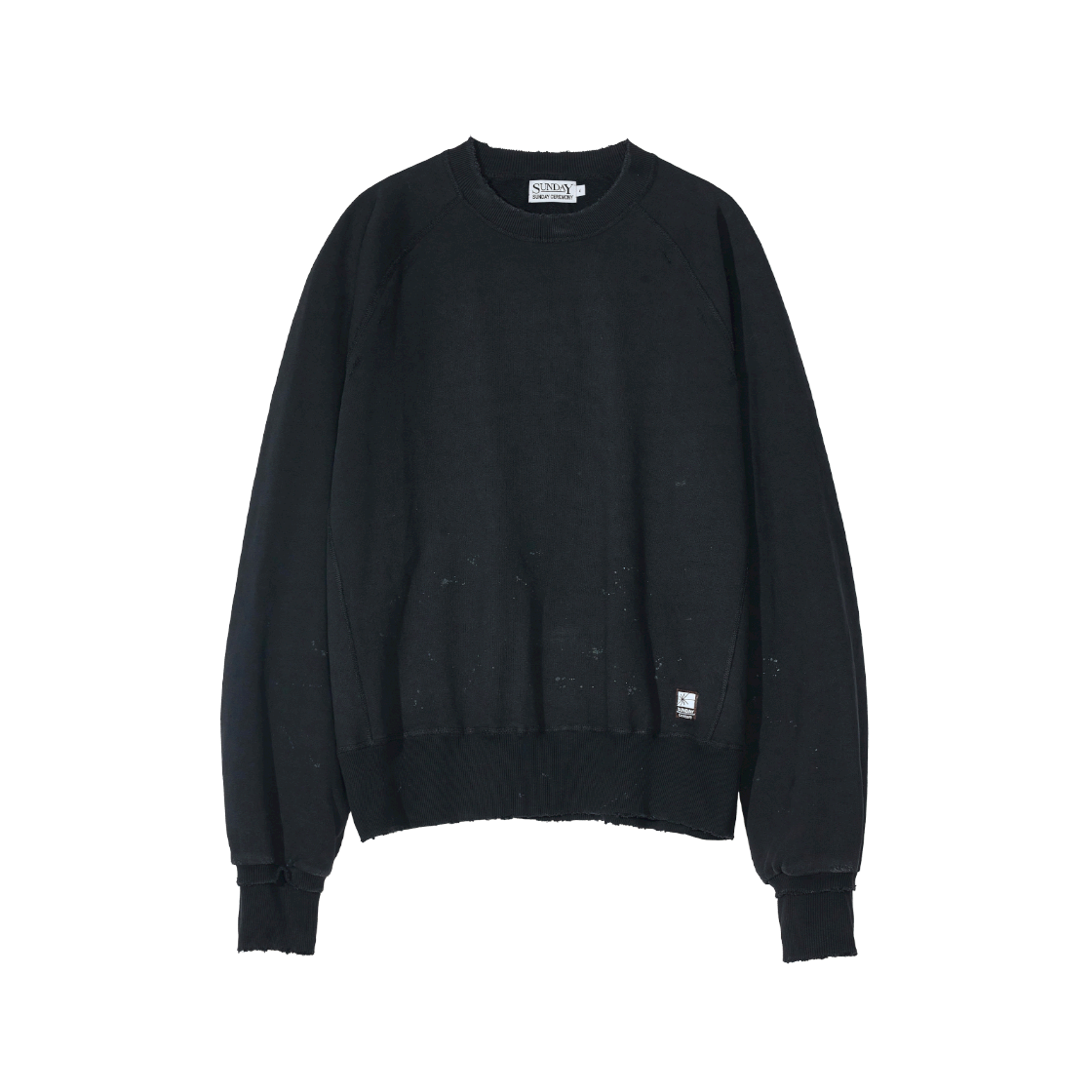 선데이세레머니 페이드 스웻셔츠 - 블랙(Sunday Ceremony Fade Sweat Shirt - Black)