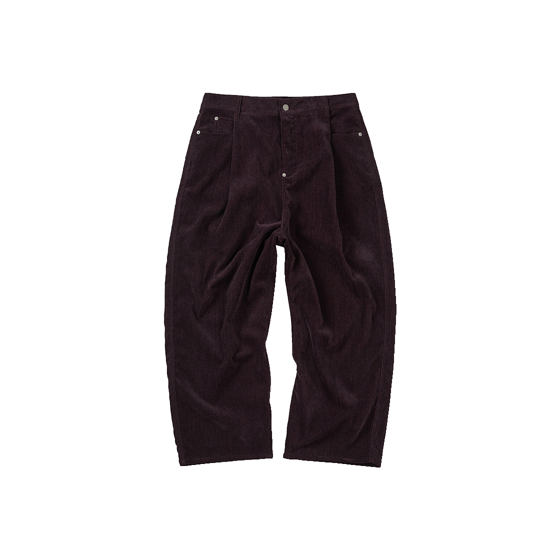 사일런트실러블 폴드 백 포 턱 팬츠 퍼플(SILENTSYLLABLE Fold Back 4Tuck Pants Purple)