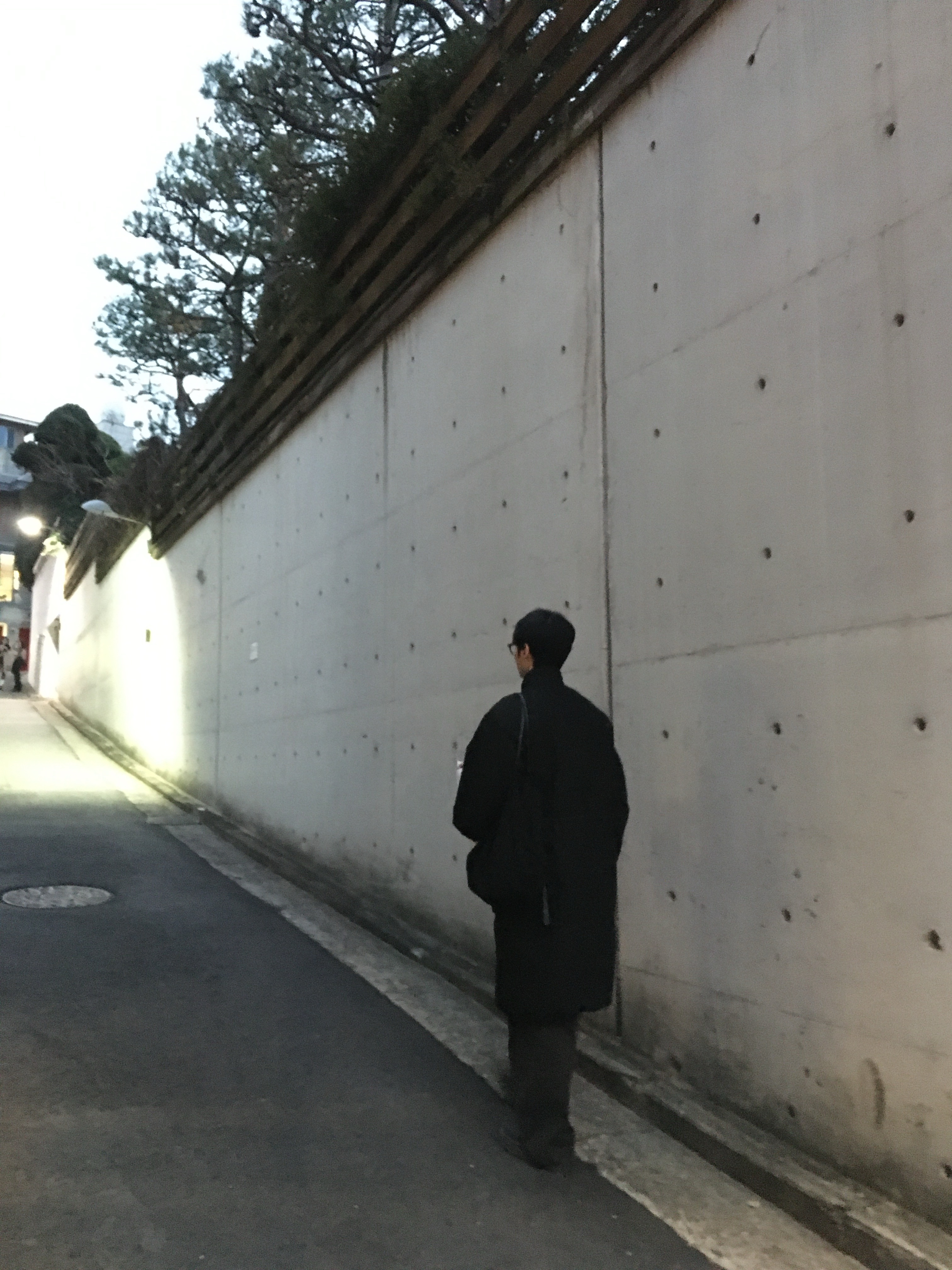 Xlim Synopsis 01 Bag Black, Polyteru Heavy Dell Coat Black 착용 스타일 - 2