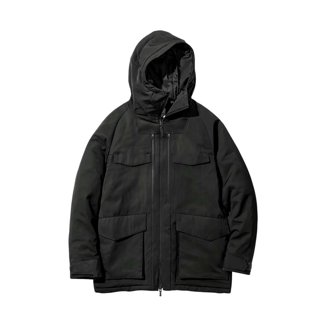 유니클로 x 화이트 마운티니어링 WPJ 하이브리드 다운 오버사이즈 파카 블랙 - KR(Uniqlo x White Mountaineering WPJ Hybrid Down Oversized Parka Black - KR)