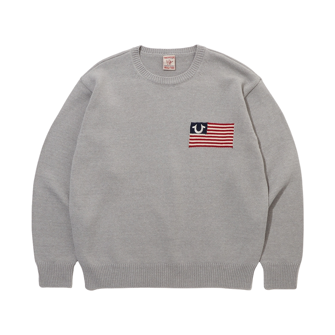 트루릴리젼 OLD 글로리 스웨터_그레이(True Religion OLD Glory Sweater_Grey)