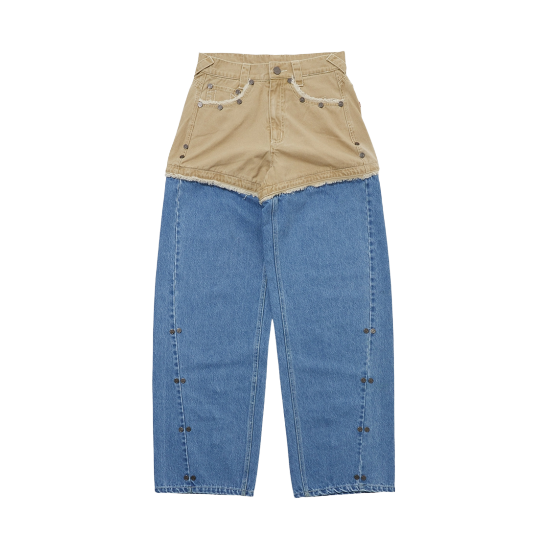 트루릴리젼 웨스턴 크로스 팬츠_베이지