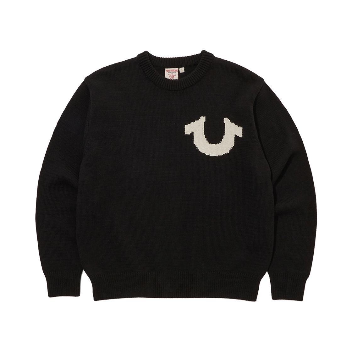 트루릴리젼 OG 로고 자카드 니트_블랙(True Religion OG Logo Jacquard Knit_Black)