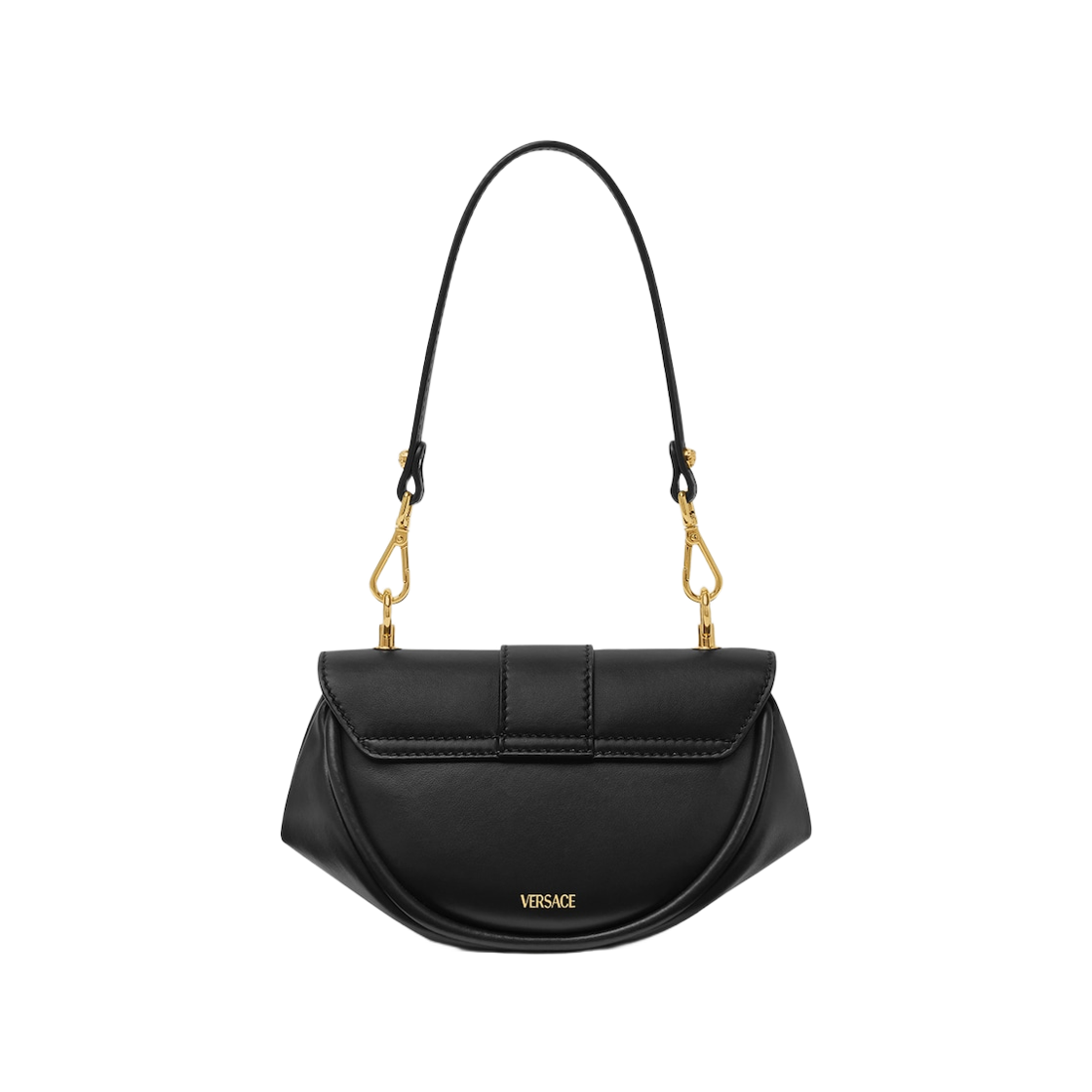 베르사체 비르투스 스몰 레더 숄더백 블랙 골드(Versace Virtus Small Leather Shoulder Bag Black Gold) - 2