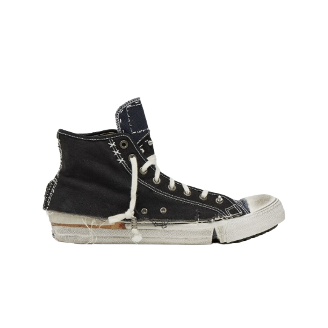 메종 마르지엘라 러브드 투 데스 스니커즈 블루 블랙