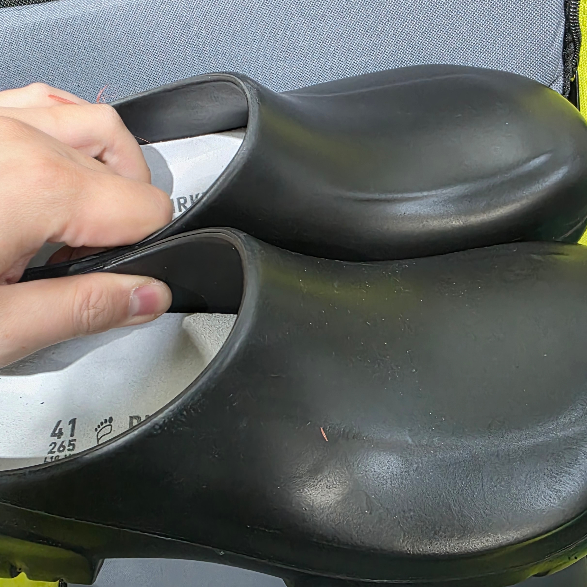 Birkenstock A630 Clog Black 착용 스타일