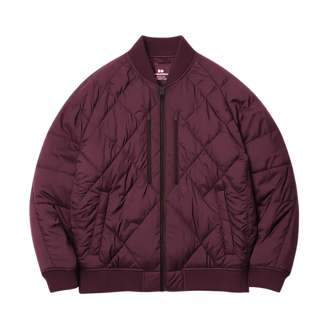 유니클로 x 화이트 마운티니어링 리사이클드 하이브리드 다운 자켓 와인 - KR(Uniqlo x White Mountaineering Recycled Hybrid Down Jacket Wine - KR)