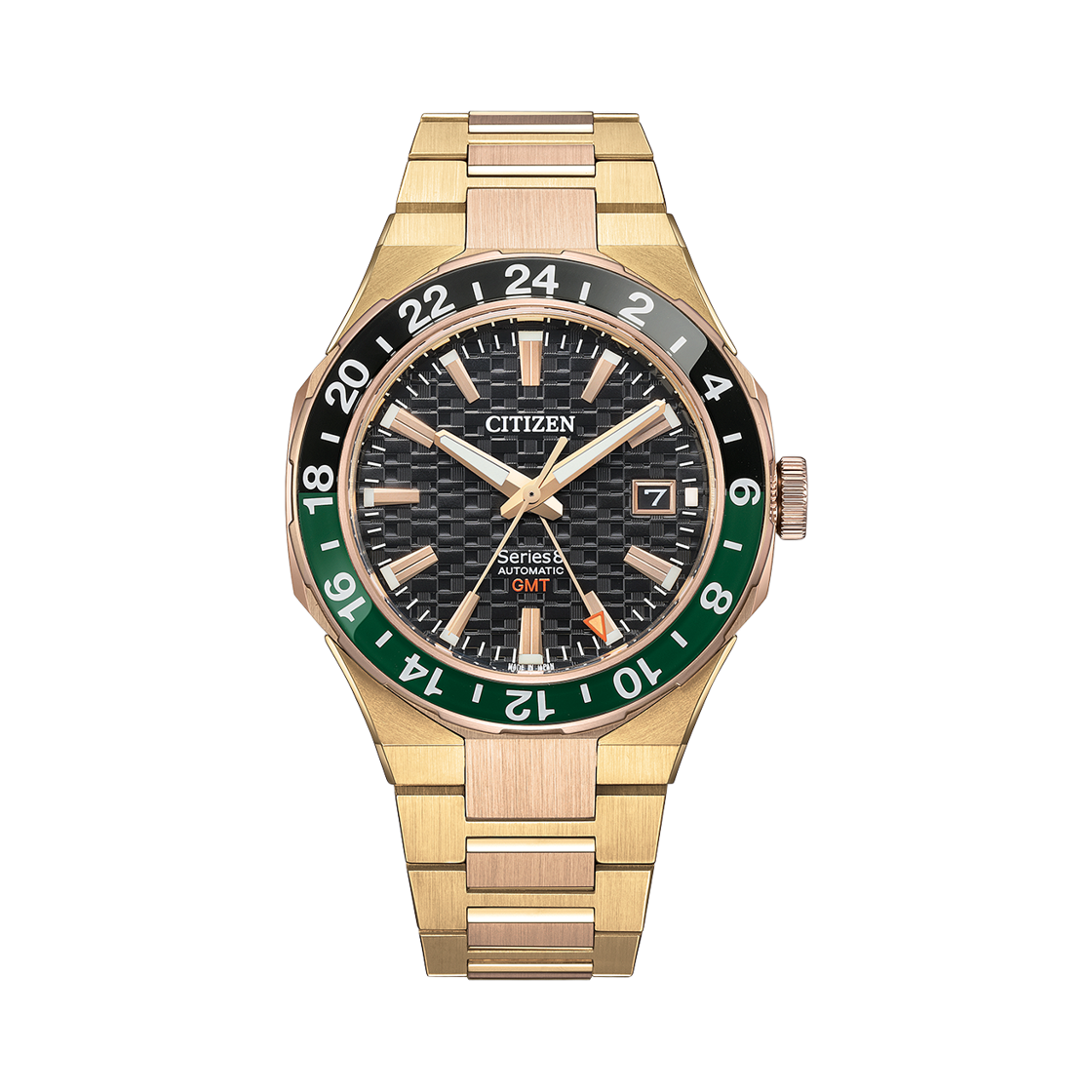 NB6033-51E Citizen Series 8 Automatic 41mm Stainless Steel Black Pink Gold