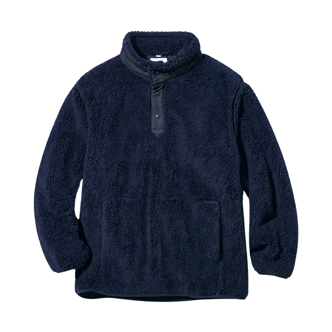유니클로 x 화이트 마운티니어링 WPJ 플리스 오버사이즈 풀오버 긴팔 네이비 - KR(Uniqlo x White Mountaineering WPJ Fleece OverSized Long Sleeve Pullover Navy - KR)