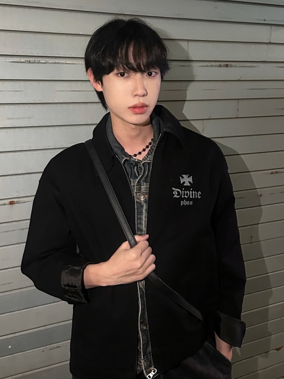 PHOS333 PHOS Trucker Jacket 착용 스타일 - 1