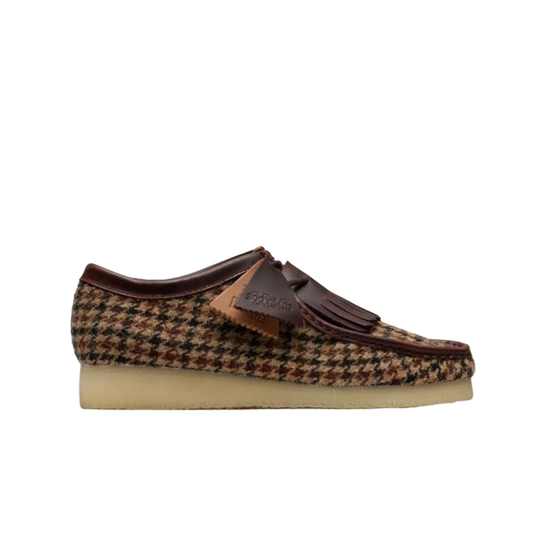 261-82791 Clarks Wallabee Harris Tweed Brown Combination