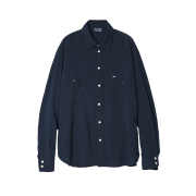 Sunday Ceremony Sashiko Shirt - Navy