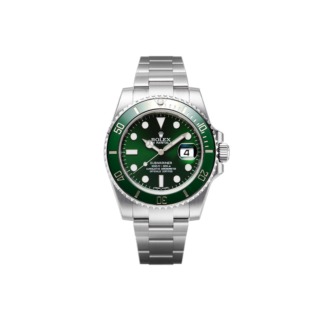 ITNW974UT6TG Rolex Submariner 40mm 116610LV Green Dot Oyster No. 7003
