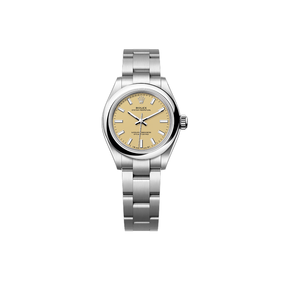 ITU5HERRQ7RI Rolex Oyster Perpetual 28-276200 Beige Bar Oyster No. 6986