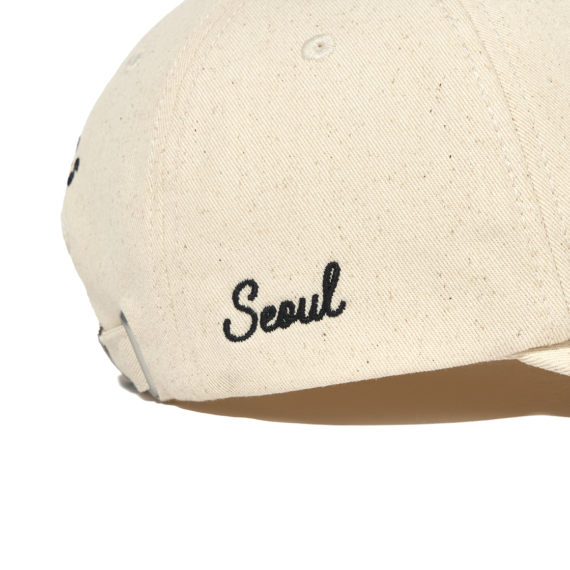 휴먼 메이드 6 패널 트윌 캡 화이트 - 서울 스토어 한정(Human Made 6 Panel Twill Cap White - Seoul Store Exclusive) - 5